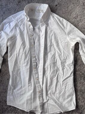New without tags Suitsupply White Button-Down Casual Men's Shirt